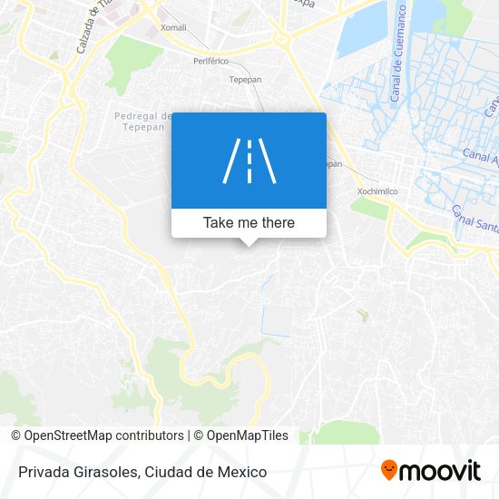 Privada Girasoles map