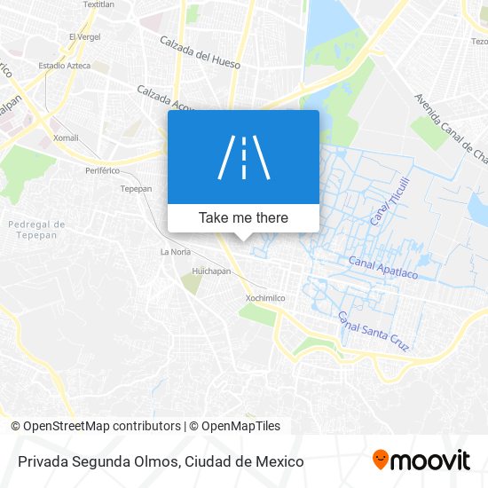 Mapa de Privada Segunda Olmos