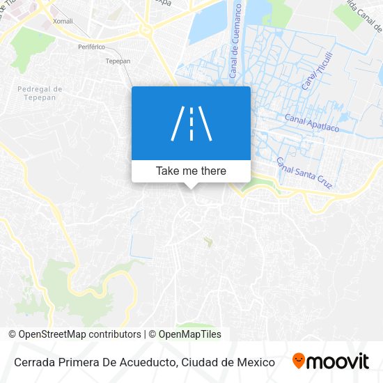 Cerrada Primera De Acueducto map