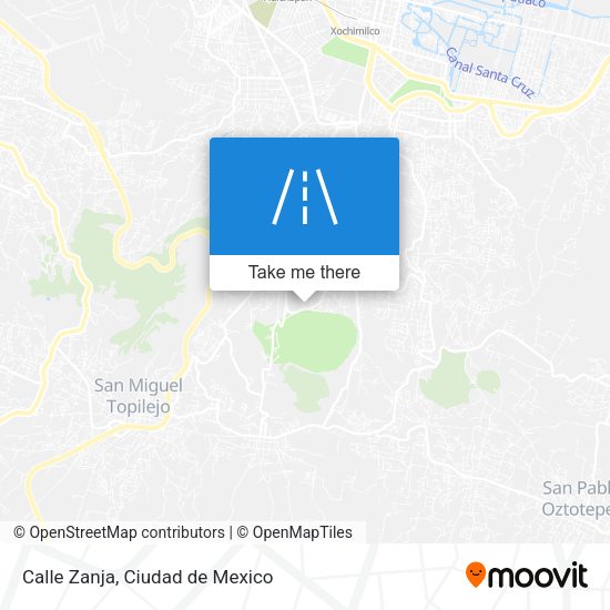 Mapa de Calle Zanja