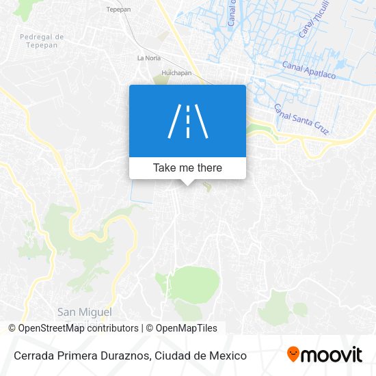 Mapa de Cerrada Primera Duraznos