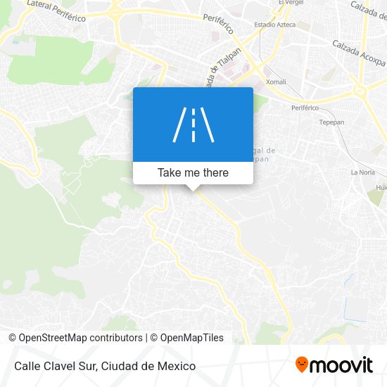 Calle Clavel Sur map