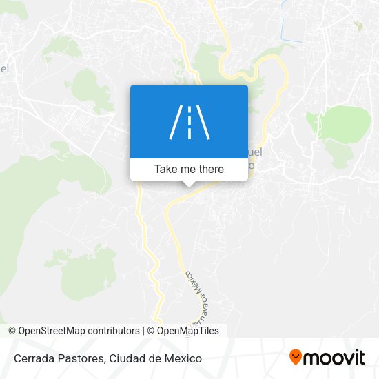 Cerrada Pastores map