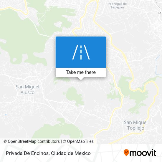Mapa de Privada De Encinos