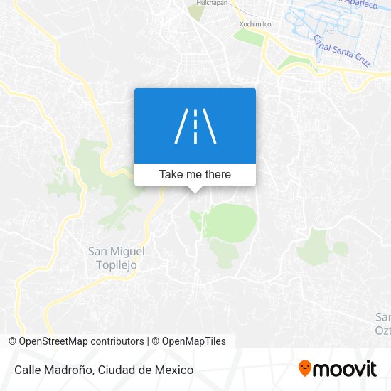 Calle Madroño map