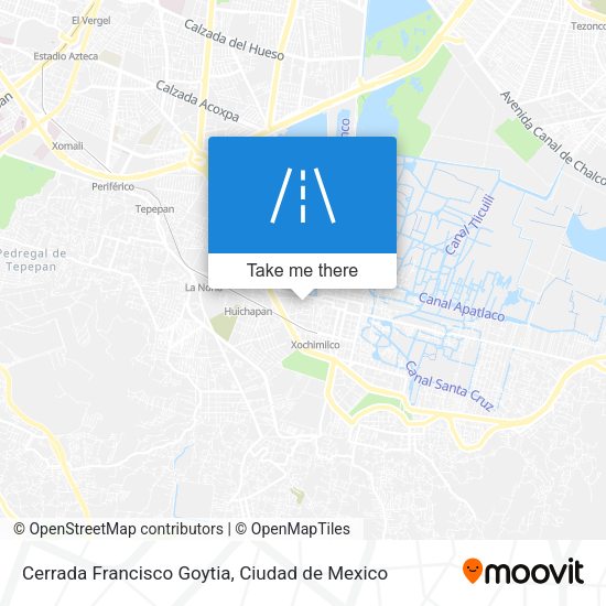 Cerrada Francisco Goytia map