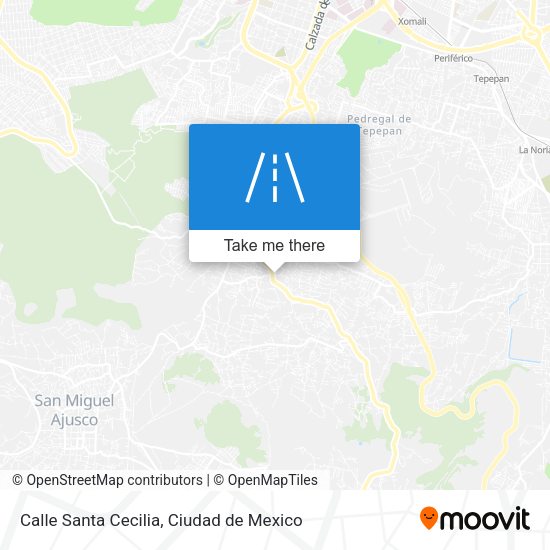 Calle Santa Cecilia map
