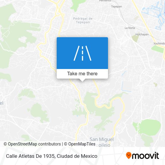 Calle Atletas De 1935 map