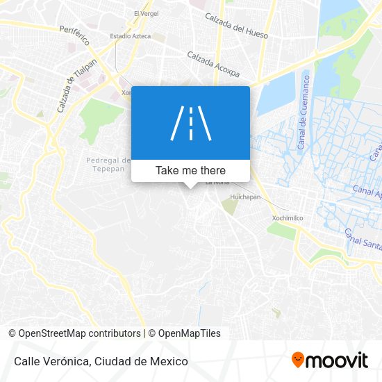 Mapa de Calle Verónica