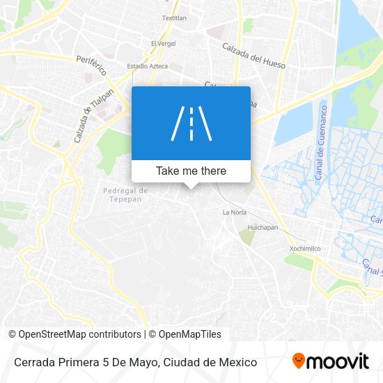 Cerrada Primera 5 De Mayo map