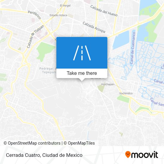 Cerrada Cuatro map