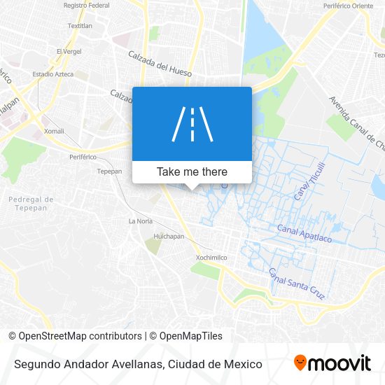 Segundo Andador Avellanas map