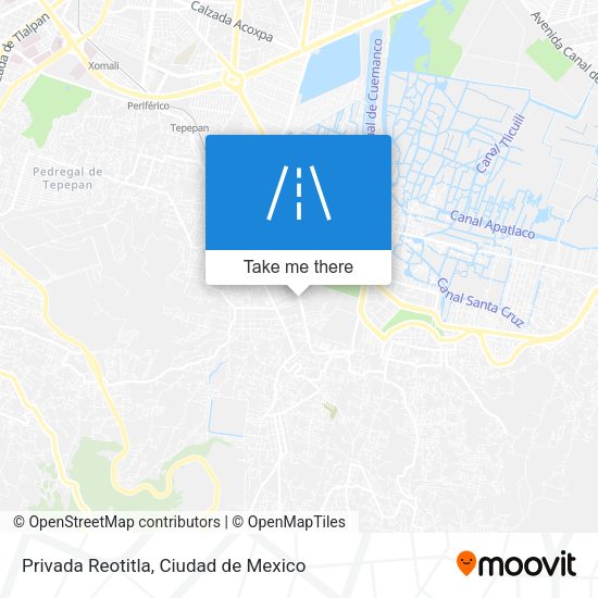 Mapa de Privada Reotitla