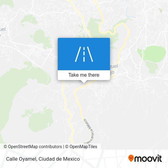Mapa de Calle Oyamel