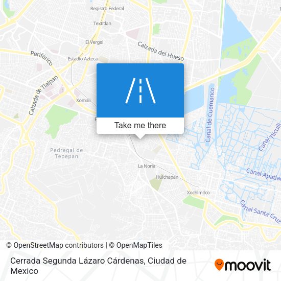 Cerrada Segunda Lázaro Cárdenas map