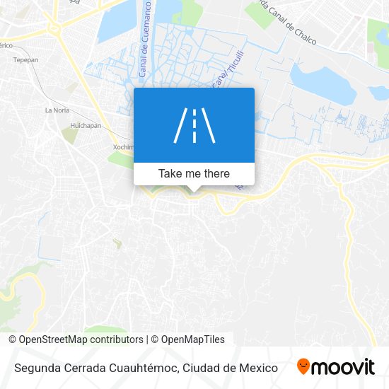 Segunda Cerrada Cuauhtémoc map