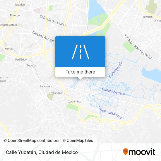 Calle Yucatán map