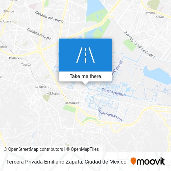Mapa de Tercera Privada Emiliano Zapata