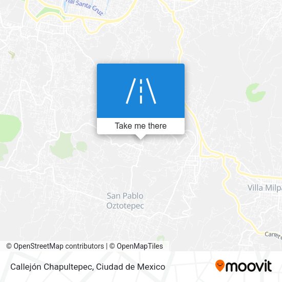 Callejón Chapultepec map