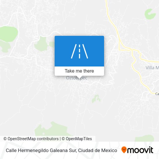 Calle Hermenegildo Galeana Sur map