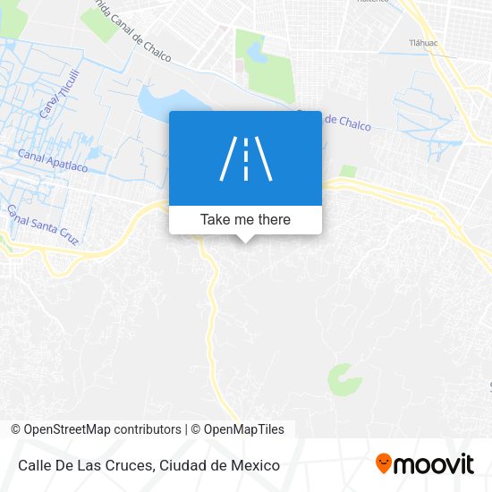 Calle De Las Cruces map