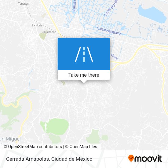 Cerrada Amapolas map