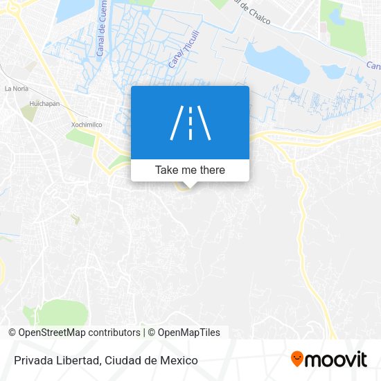 Privada Libertad map