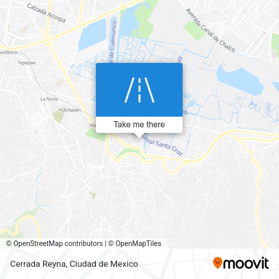 Cerrada Reyna map