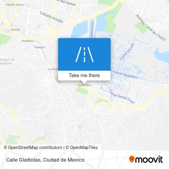 Mapa de Calle Gladiolas