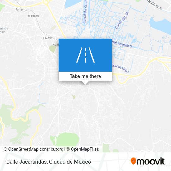 Calle Jacarandas map