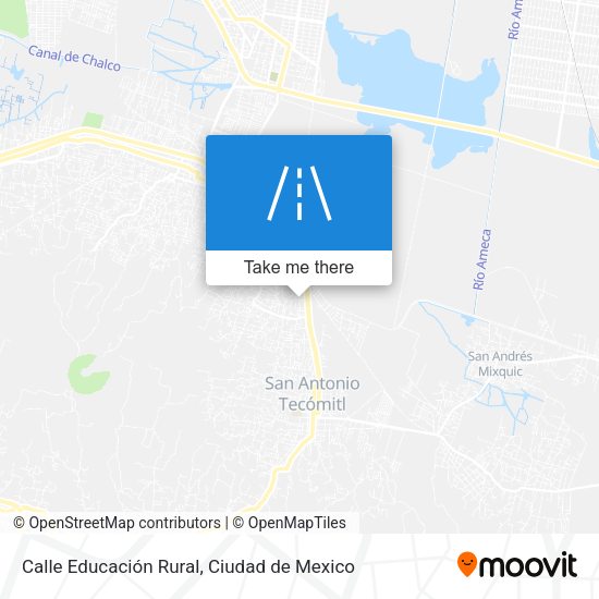 Calle Educación Rural map