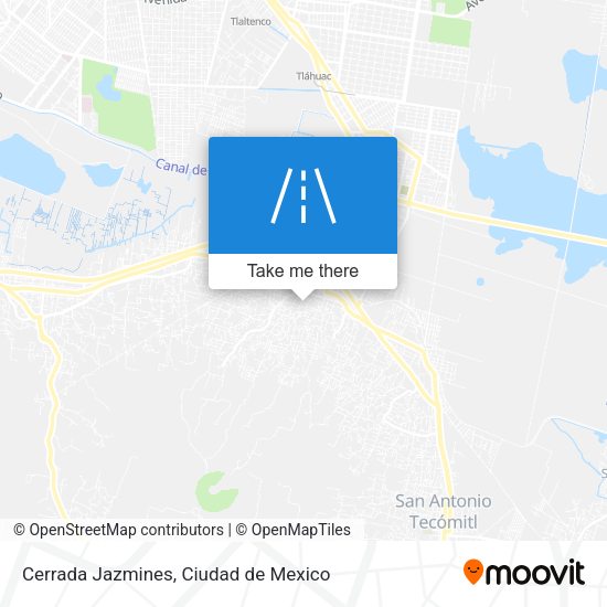 Mapa de Cerrada Jazmines