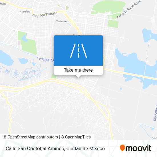 Calle San Cristóbal Aminco map