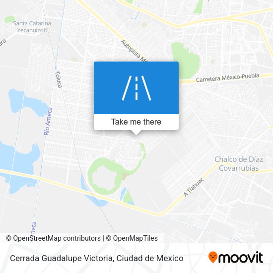 Cerrada Guadalupe Victoria map