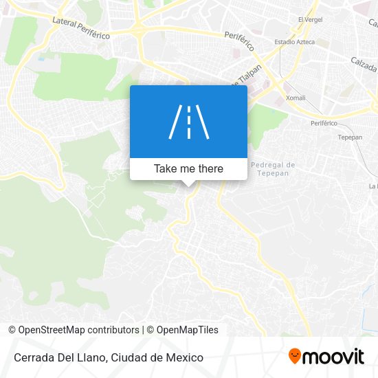 Cerrada Del Llano map
