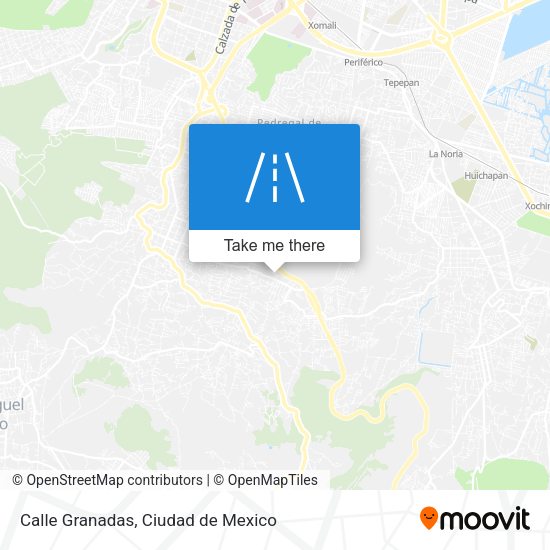Calle Granadas map