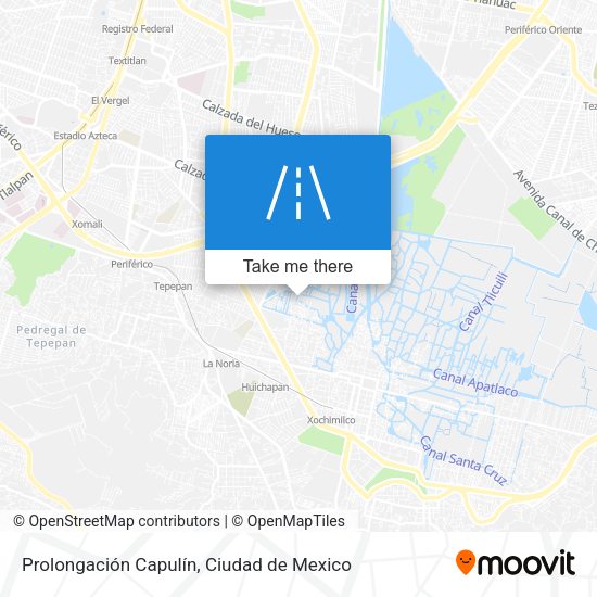 Mapa de Prolongación Capulín