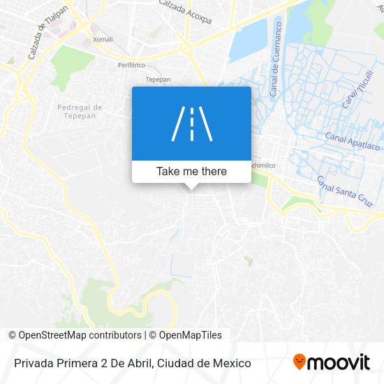 Privada Primera 2 De Abril map