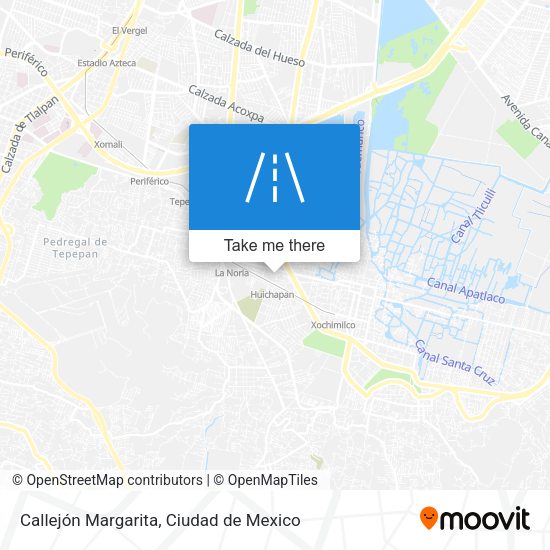 Callejón Margarita map