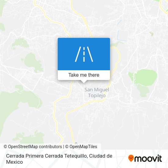 Cerrada Primera Cerrada Tetequillo map
