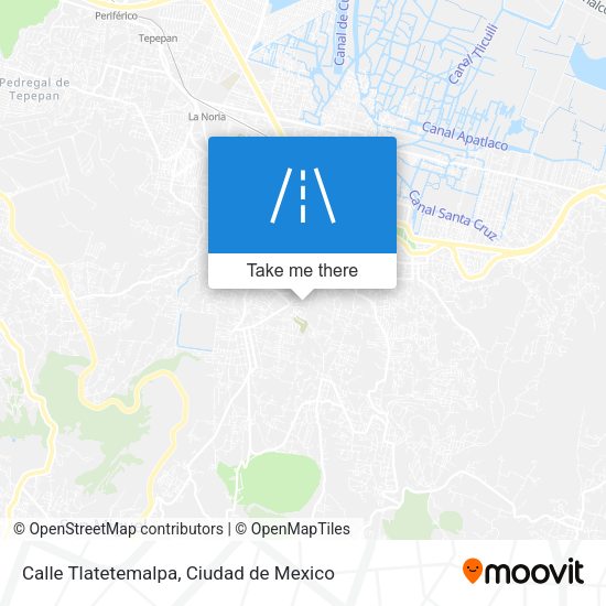 Calle Tlatetemalpa map