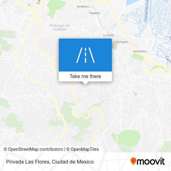 Mapa de Privada Las Flores