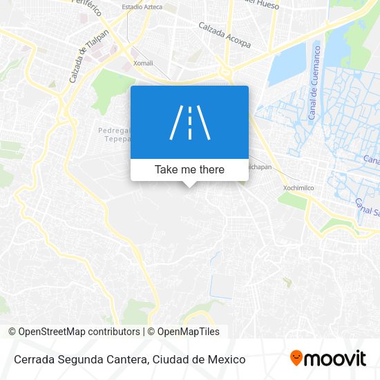 Cerrada Segunda Cantera map