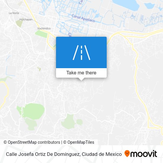Mapa de Calle Josefa Ortiz De Domínguez