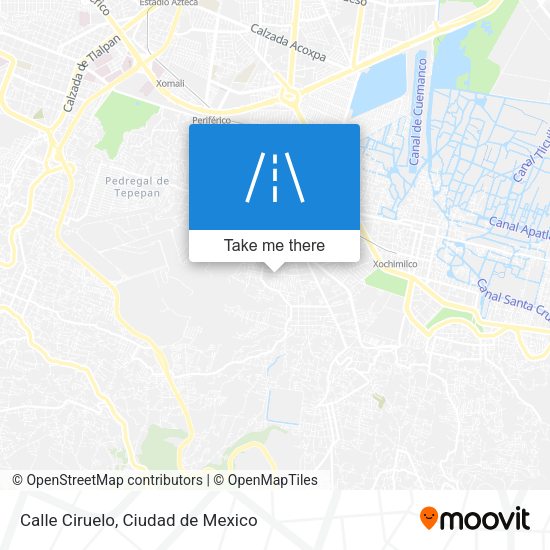 Calle Ciruelo map