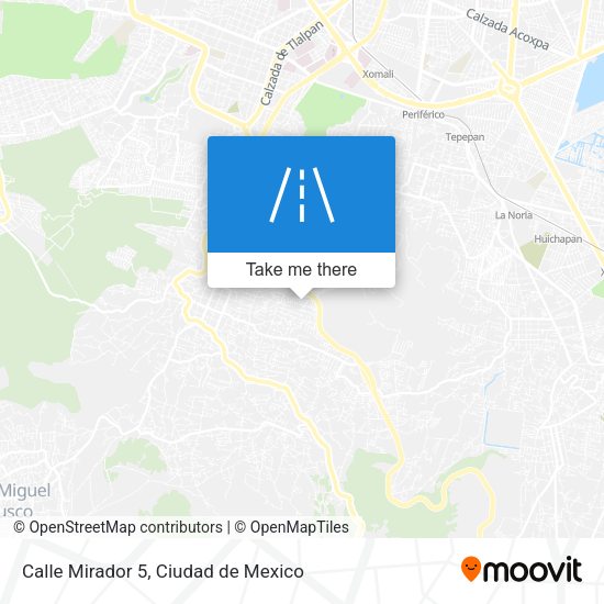 Mapa de Calle Mirador 5