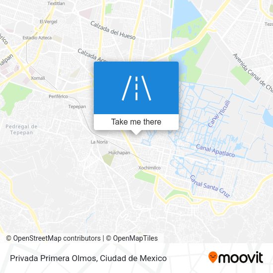 Privada Primera Olmos map