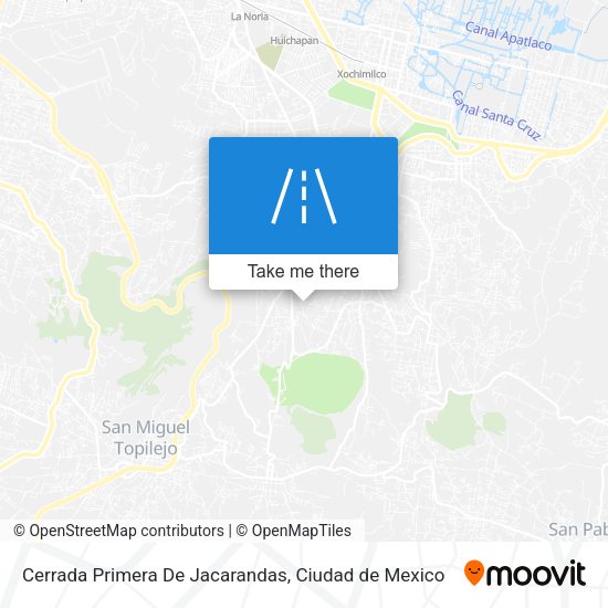 Mapa de Cerrada Primera De Jacarandas
