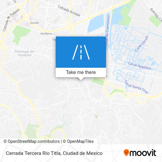 Mapa de Cerrada Tercera Río Titla