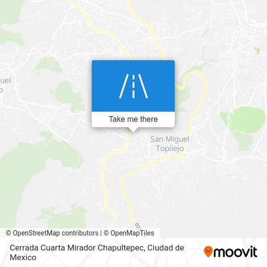 Cerrada Cuarta Mirador Chapultepec map